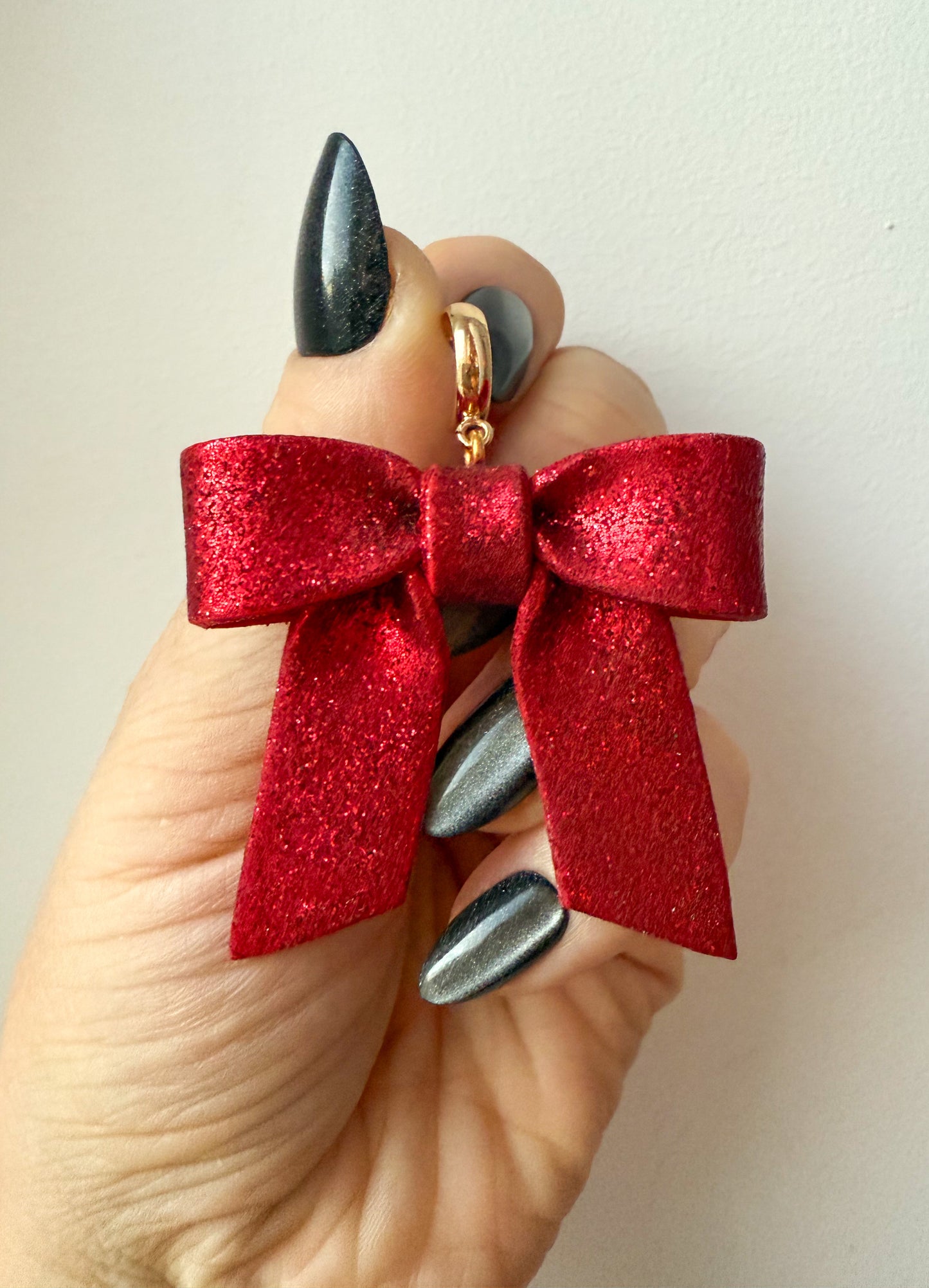 Glitterrosett med ring